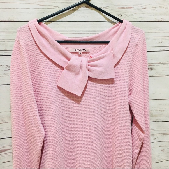 Review Sweater Knitwear Size 14 Pink - Picture 2 of 5